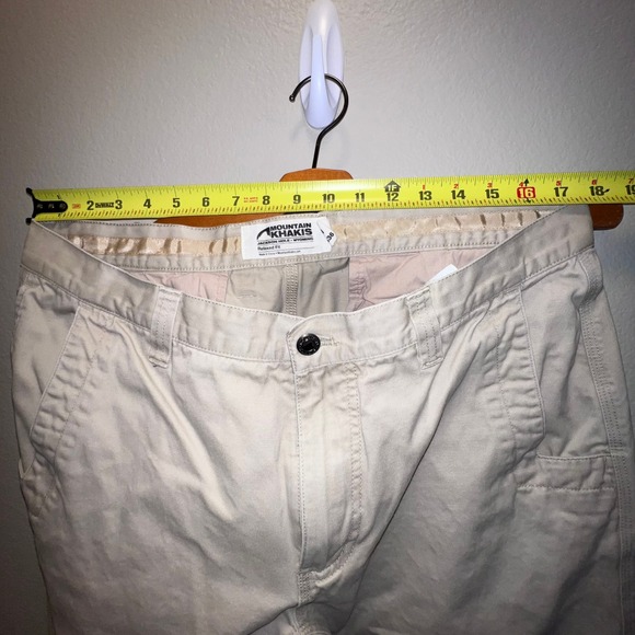 Mountain Khakis Jackson Hole Wyoming Relaxed Fit Beige Khaki Pants 38x36 - Picture 10 of 13